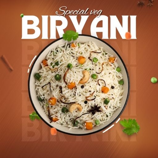 Buy Pulao/Biryani & Get Rosted Papad / Butter milk free